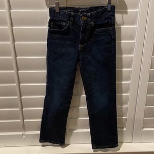 Lucky Brand | kids dark wash straight leg jeans | 8
